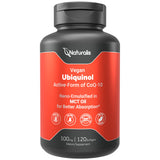 Naturalis Ubiquinol CoQ10 100mg vegan softgel front view