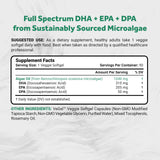 Naturalis Vegan Omega-3 Algae Oil softgel bottle with label