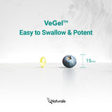 Naturalis Vegan Vitamin D3 + K2 softgel ingredients list
