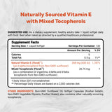 Naturalis Vitamin E 1000iu softgel back view