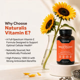 Naturalis Vitamin E 1000iu softgel packaging