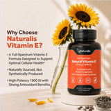 Naturalis Vitamin E Softgels 670mg packaging