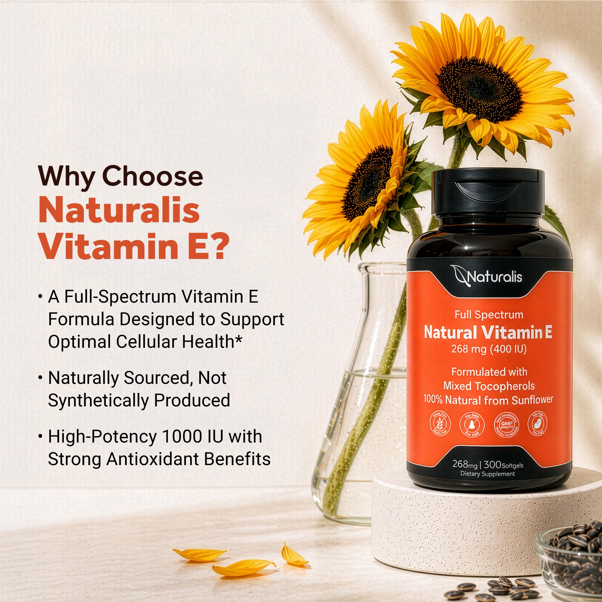 Naturalis Vitamin E Softgels ingredients list