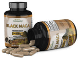 NaturalisimoLife Organic Black Maca bottle with label