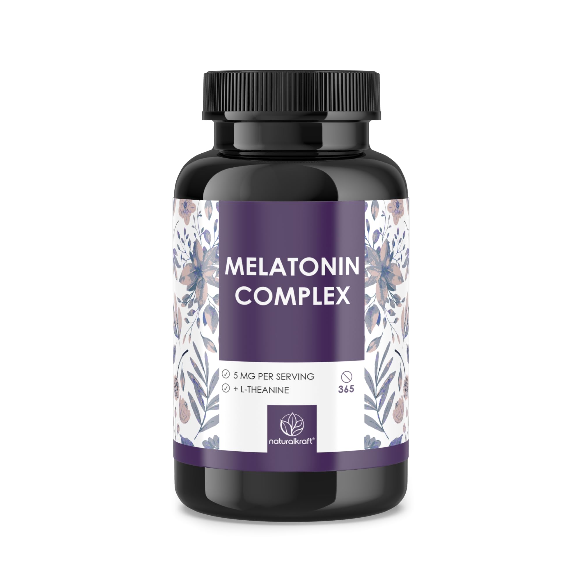 naturalkraft Melatonin Complex 5mg 365 tablets front view