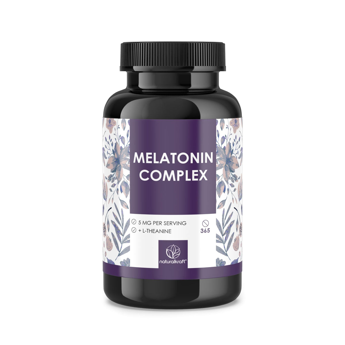 naturalkraft Melatonin Complex 5mg 365 tablets front view