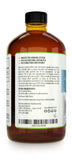 Naturally Sourced Colloidal Silver 10ppm 499g glass bottle back view