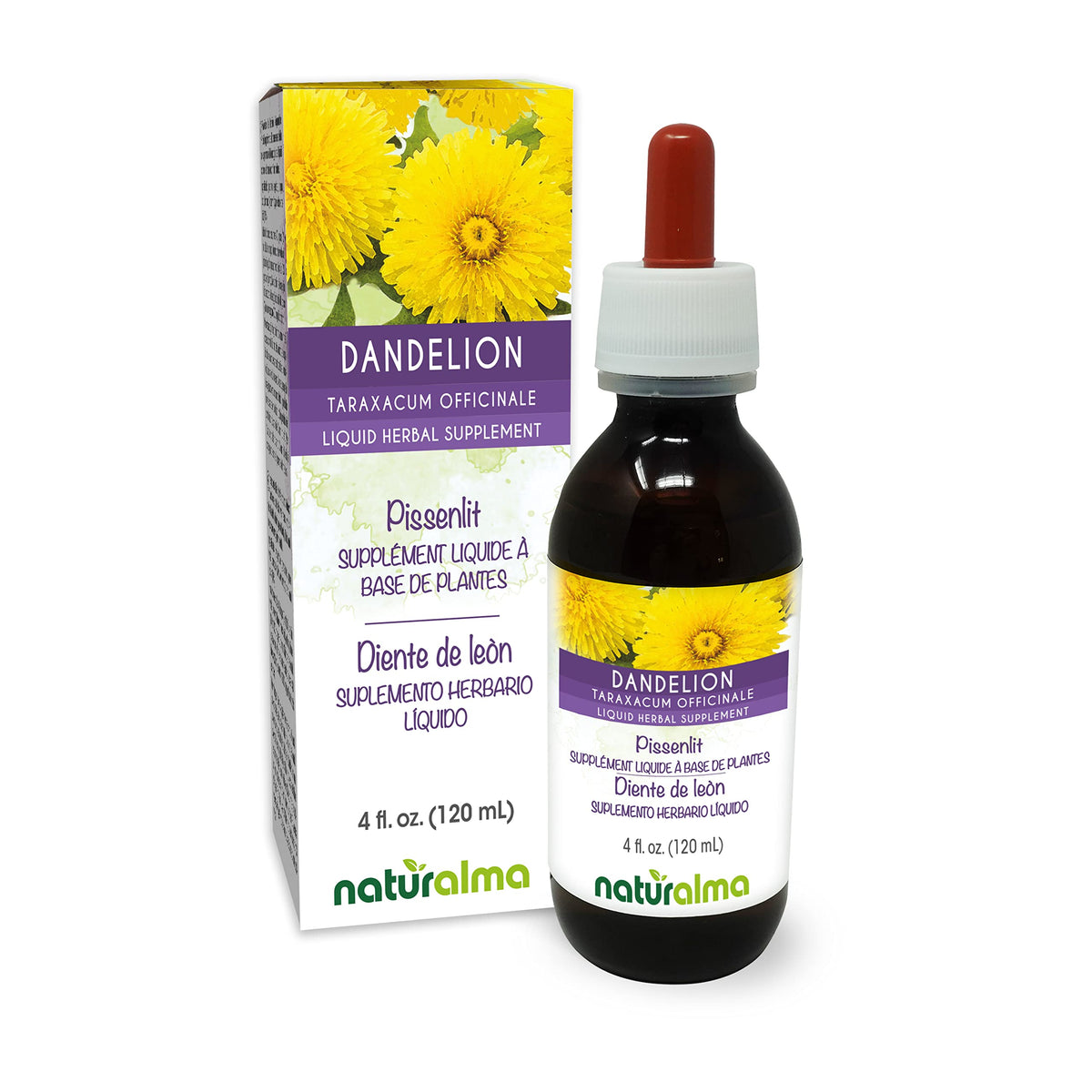 Naturalma Dandelion Liquid Extract 180g front view
