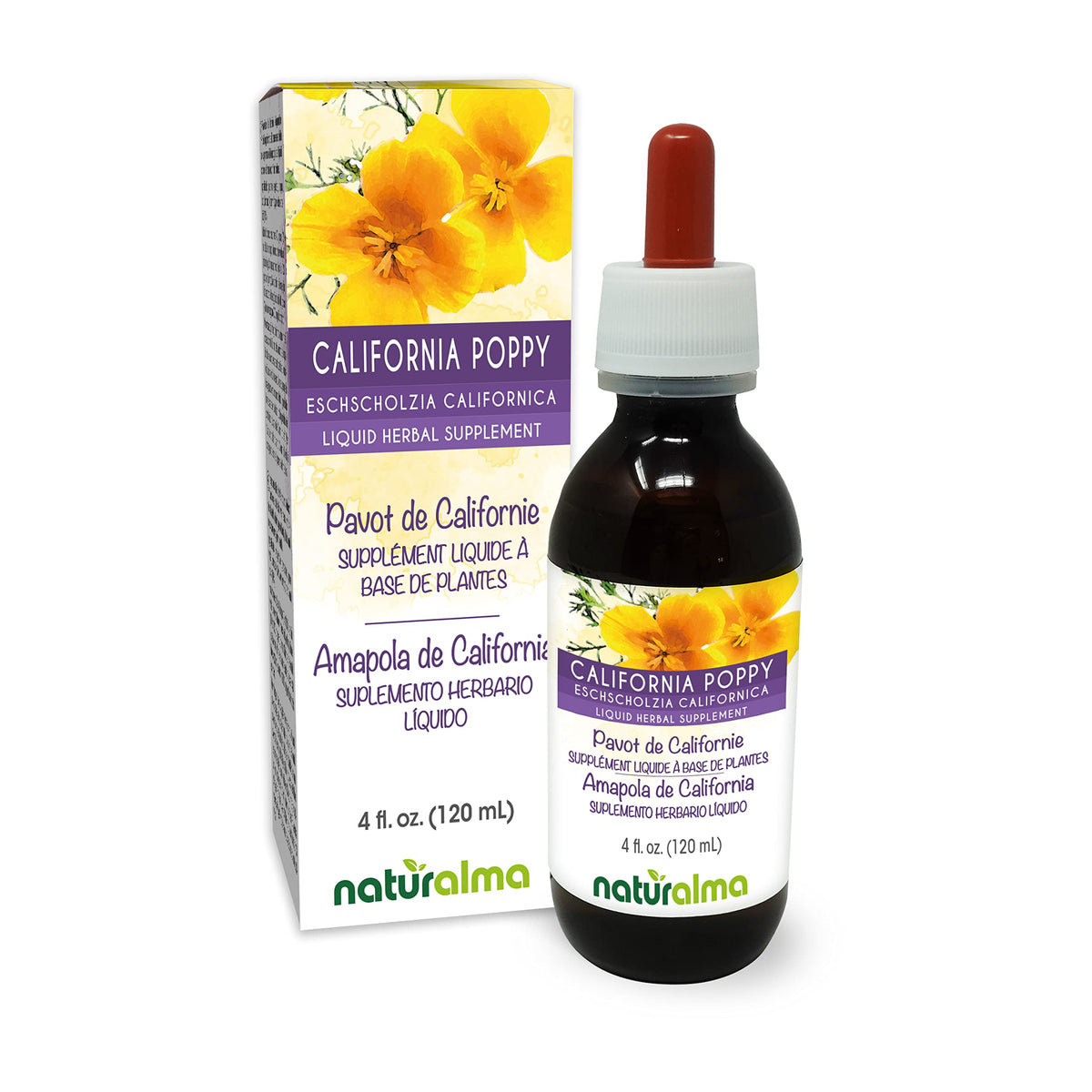 Naturalma Eschscholzia Liquid Extract 180g front view