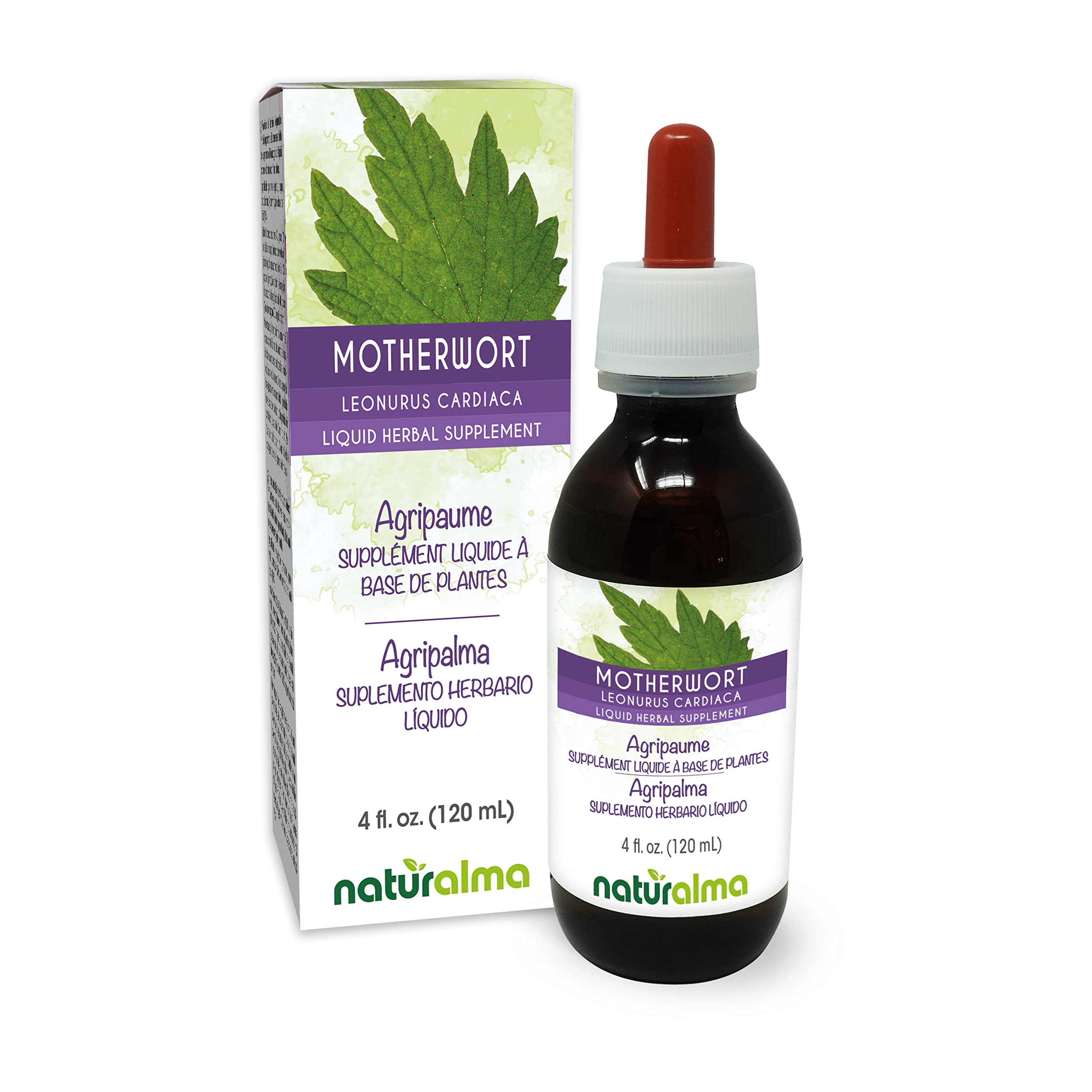 Naturalma Motherwort Liquid Extract front view 180g bottle