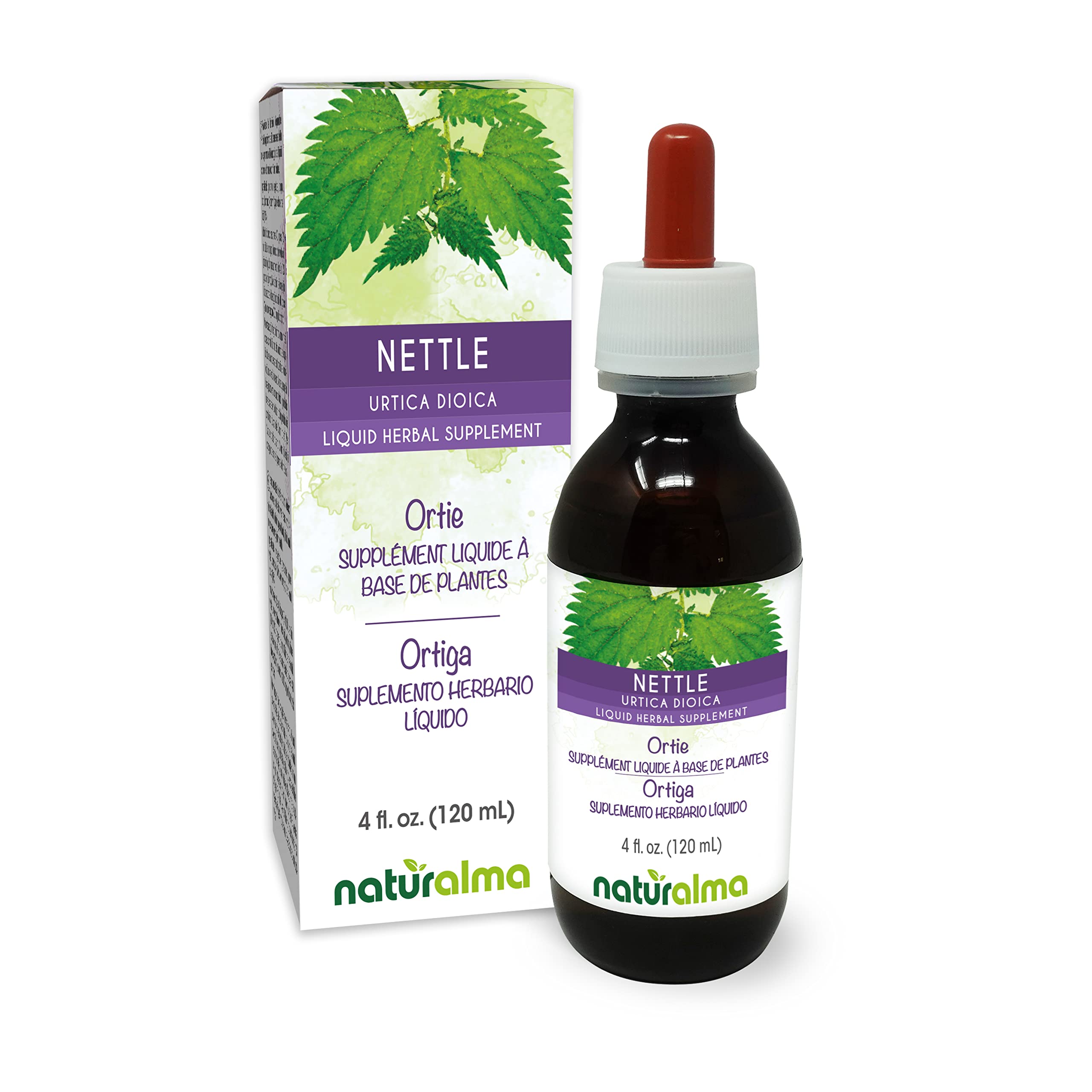 Naturalma Nettle Liquid Extract Tincture 180g front view