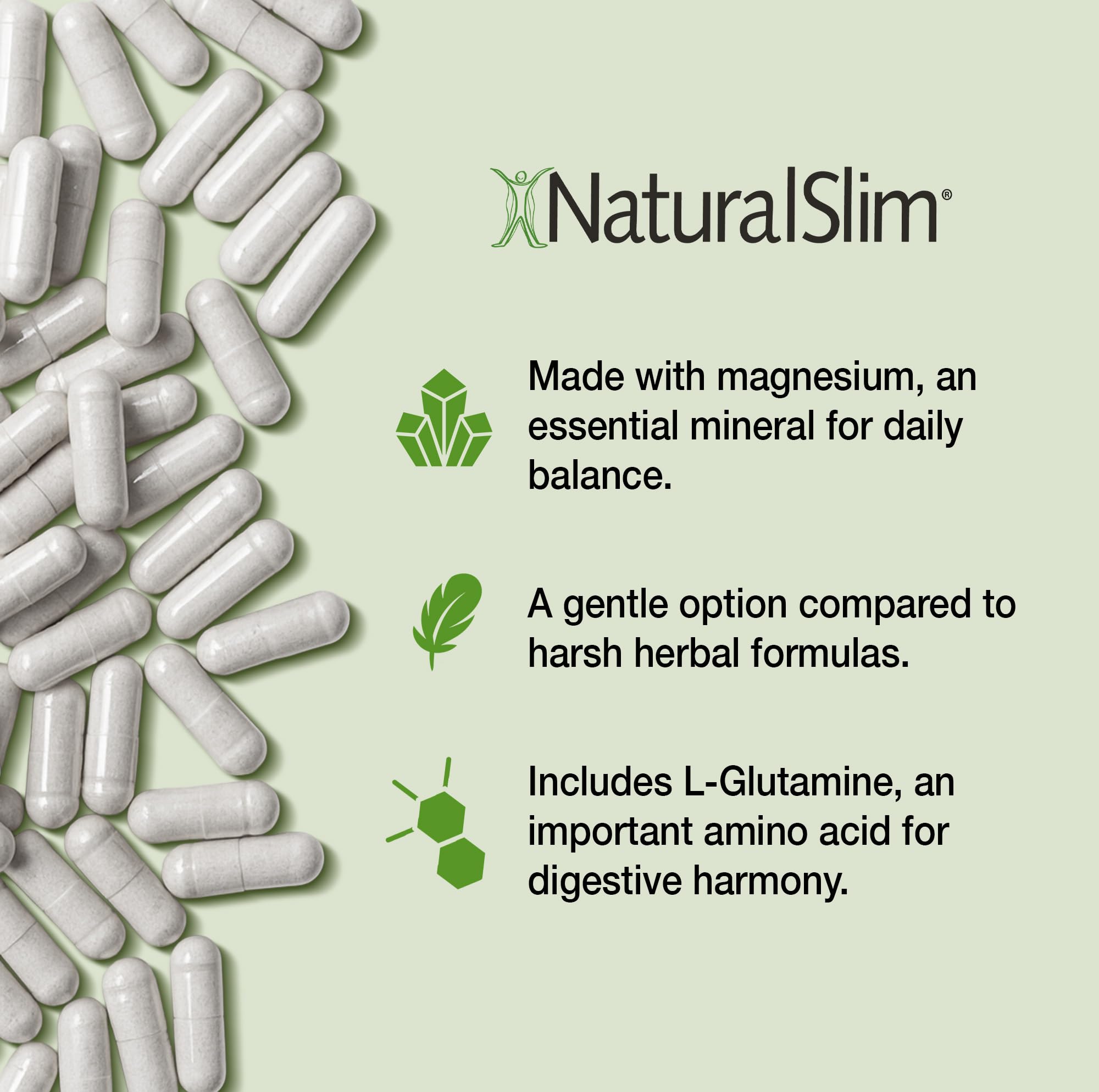 NaturalSlim Constipend Magnesium Supplement 290g ingredients list