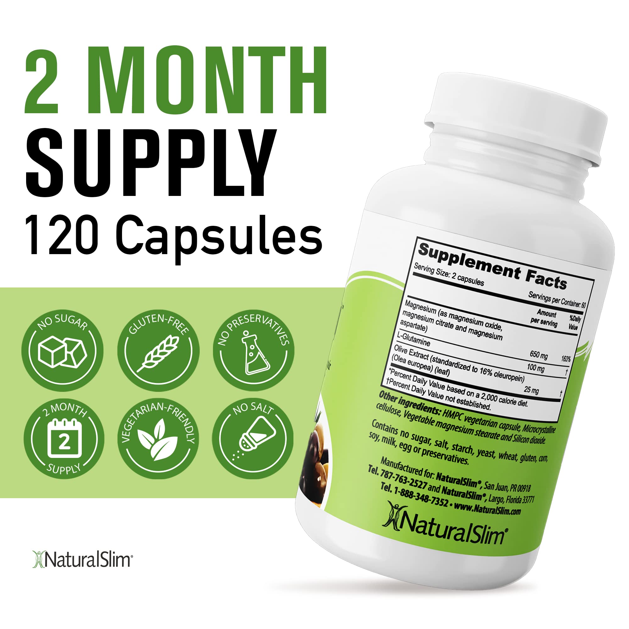 NaturalSlim Constipend Magnesium Supplement 290g lifestyle scene