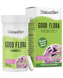 NaturalSlim Good Flora Probiotic Capsules front view with packaging