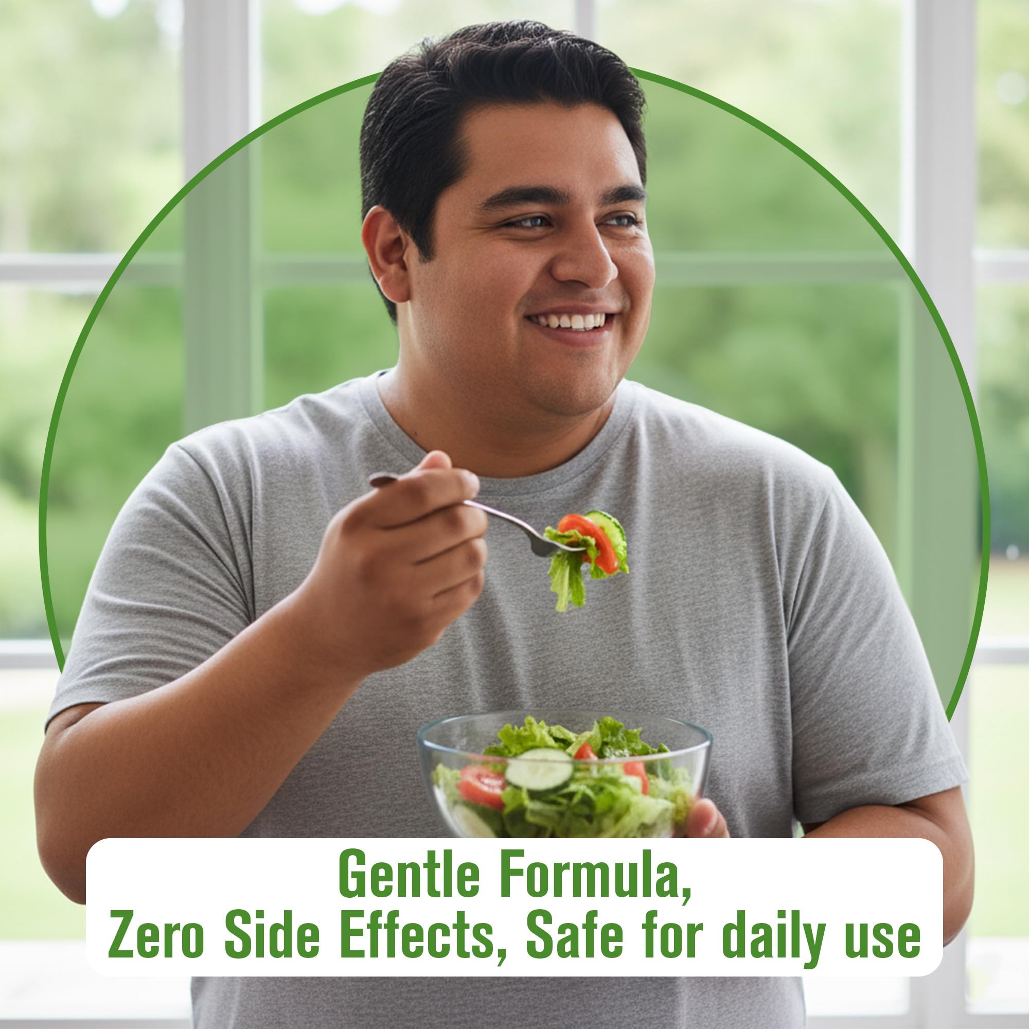 NaturalSlim Good Flora Probiotic Capsules side view showing capsule size