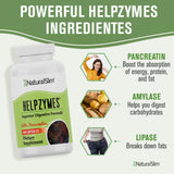 NaturalSlim Helpzymes Multi-Enzymes 100g ingredients list