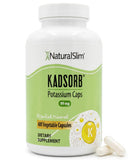 NaturalSlim Kadsorb Potassium Citrate Supplement bottle front view