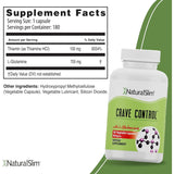 NaturalSlim L-Glutamine supplement capsules in a glass