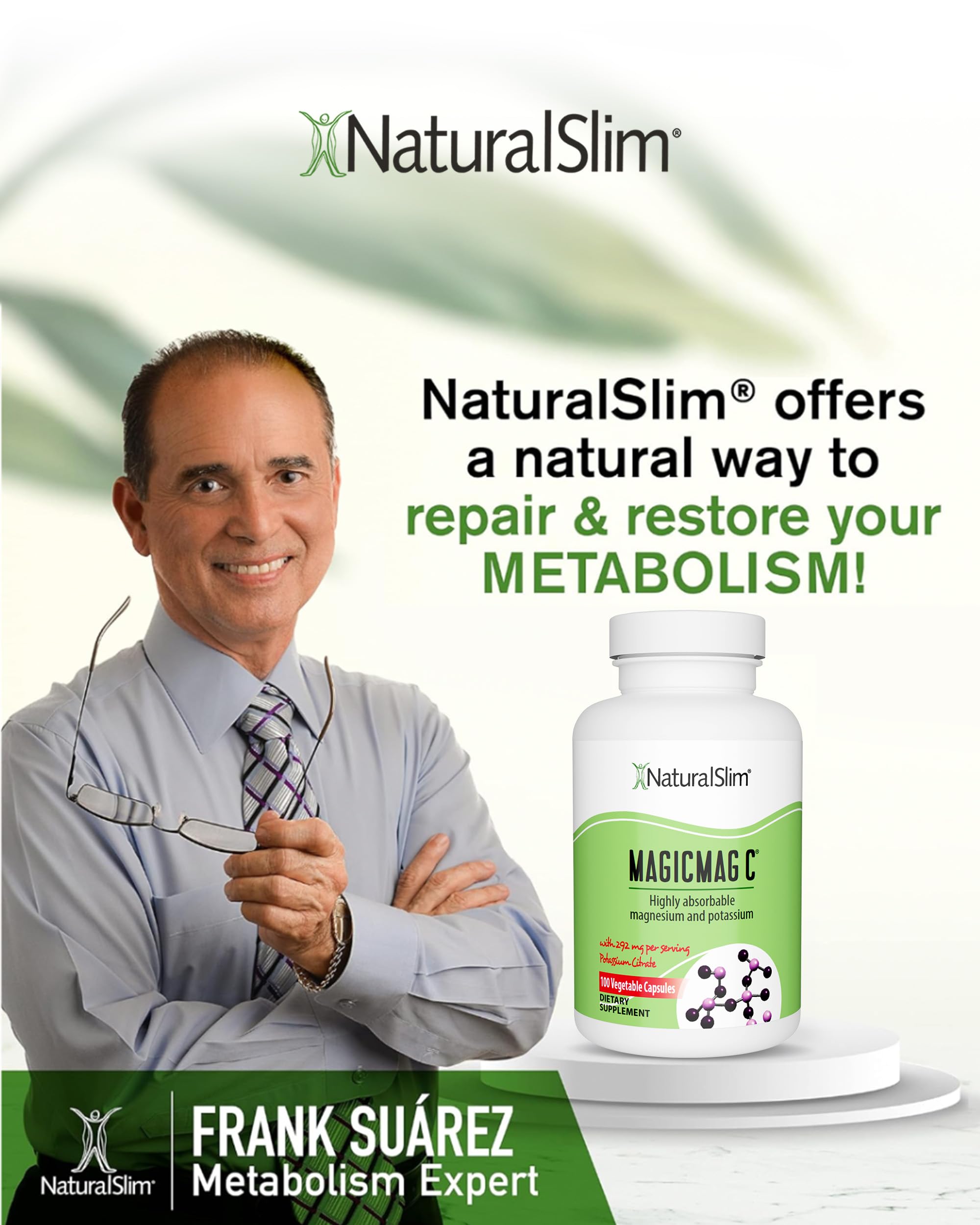 NaturalSlim MagicMag C Capsules close-up of ingredients