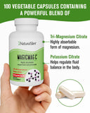 NaturalSlim MagicMag C Capsules with dosage information