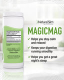 NaturalSlim MagicMag Magnesium Citrate Powder 227g scoop