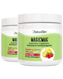 NaturalSlim MagicMag Magnesium Powder 82g Strawberry Lime front view