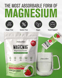 NaturalSlim MagicMag Magnesium Powder Packets back view