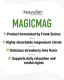 NaturalSlim MagicMag Strawberry-Lemon Magnesium Citrate Powder close-up