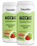 NaturalSlim MagicMag Strawberry-Lemon Magnesium Citrate Powder front view