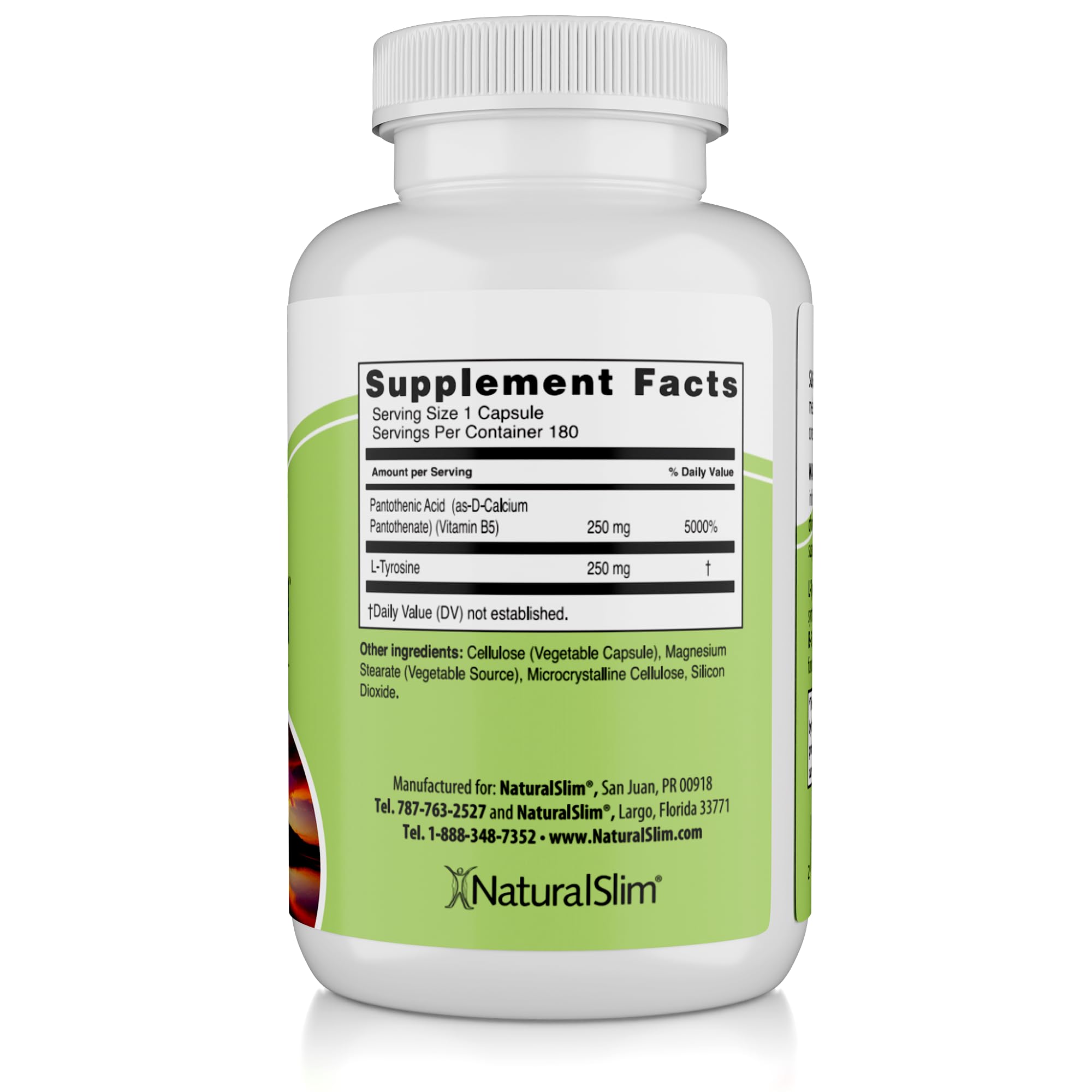 NaturalSlim Stress Defender supplement in hand