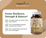 NaturaNectar Bee Propolis Trio Capsules with a measuring spoon
