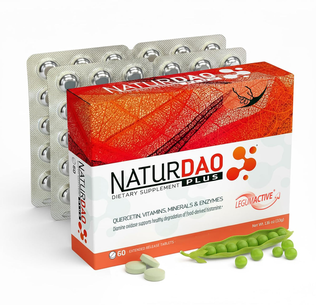 NATURDAOCOM LEGUMACTIVE NaturDao Plus front view of packaging
