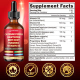 Nature Aurora Cayenne Pepper Liquid Drops 40g side view