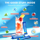 Nature Aurora Cortisol Drink Mix ingredients close-up