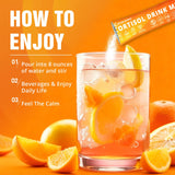 Nature Aurora Cortisol Drink Mix lifestyle shot with a cup