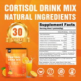Nature Aurora Cortisol Drink Mix packaging with nutritional information