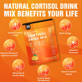 Nature Aurora Cortisol Drink Mix stick opened showing powder