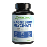 Nature Aurora Magnesium Glycinate 500mg mini capsules front view