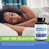 Nature Aurora Magnesium Glycinate 500mg mini capsules side view