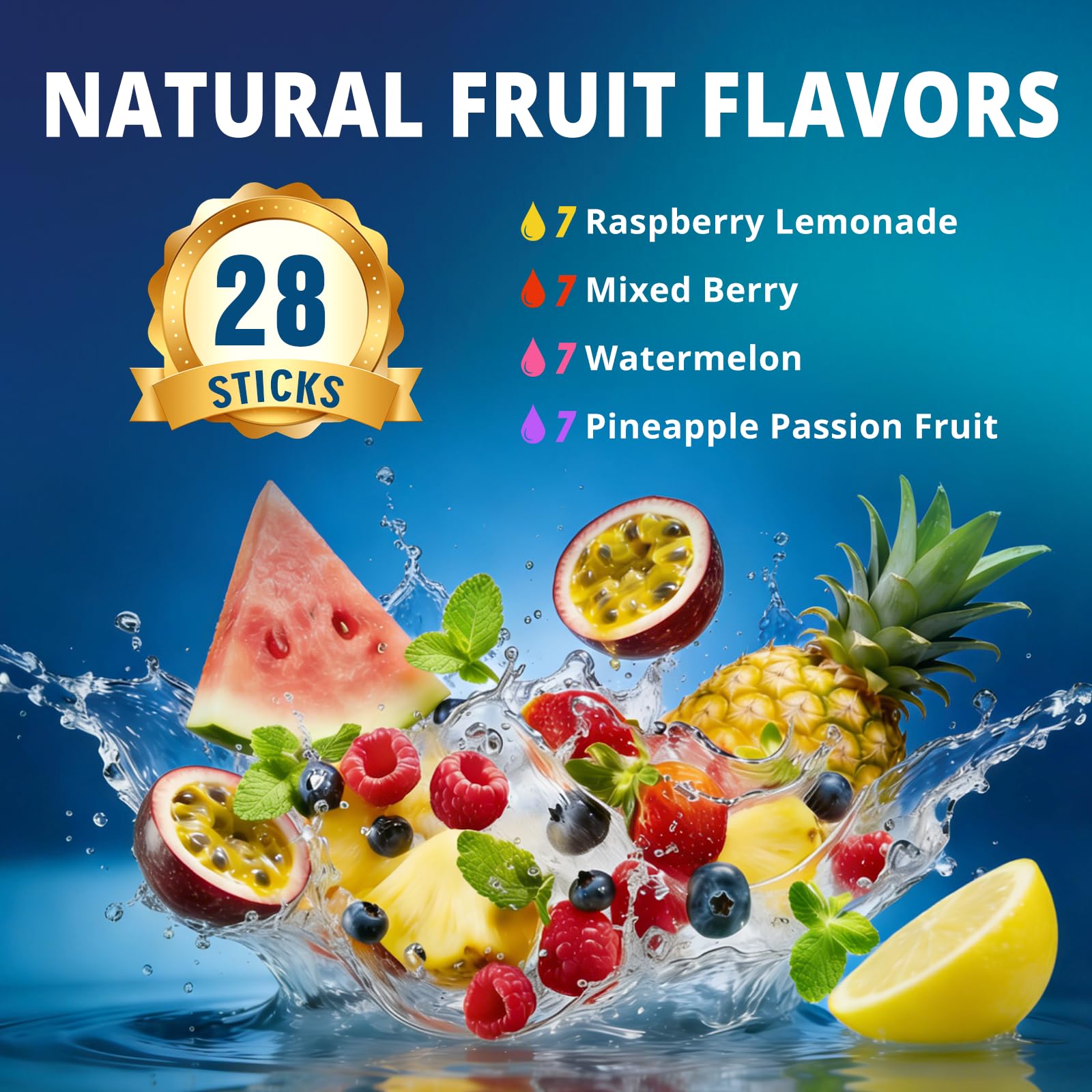 Nature Aurora Magnesium Glycinate Powder 168g Raspberry Lemonade stick pack