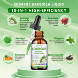 Nature Aurora Soursop Bitters Liquid Drops bottle with dropper