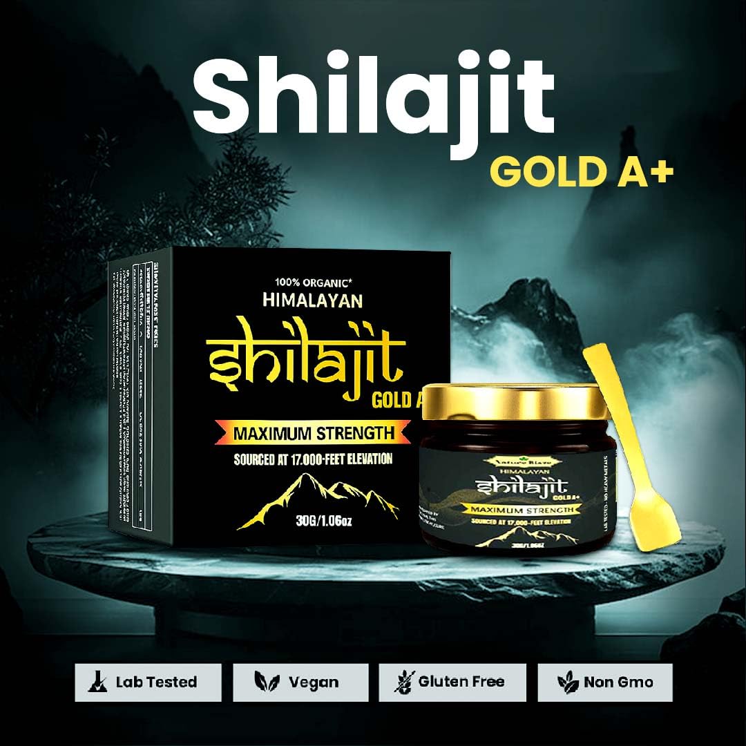 Nature Blaze Organic Shilajit 30g resin packaging