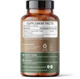 Nature Captured daily Supplement capsules on a wooden surface