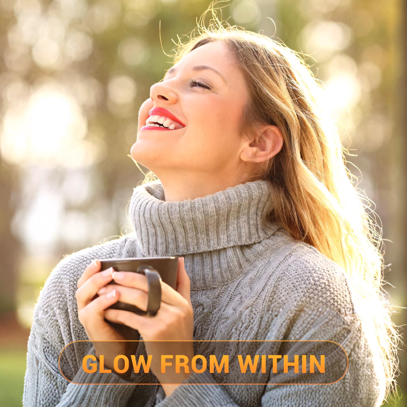 Nature Echo Collagen Peptides portable supplement in hand