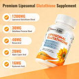 Nature Echo Liposomal Glutathione Supplement 1200MG side view