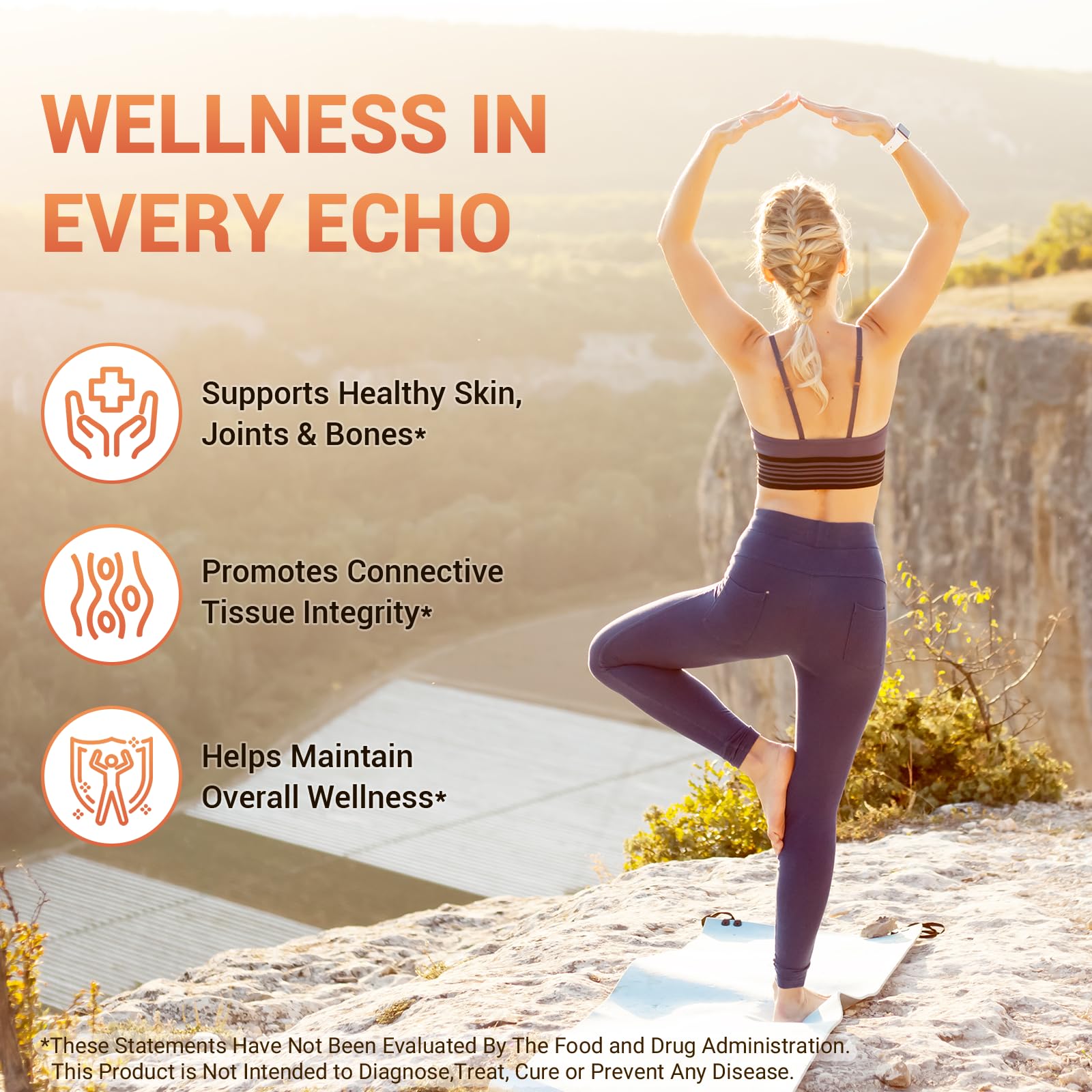 Nature Echo Multi Collagen Peptides Powder 330g packaging