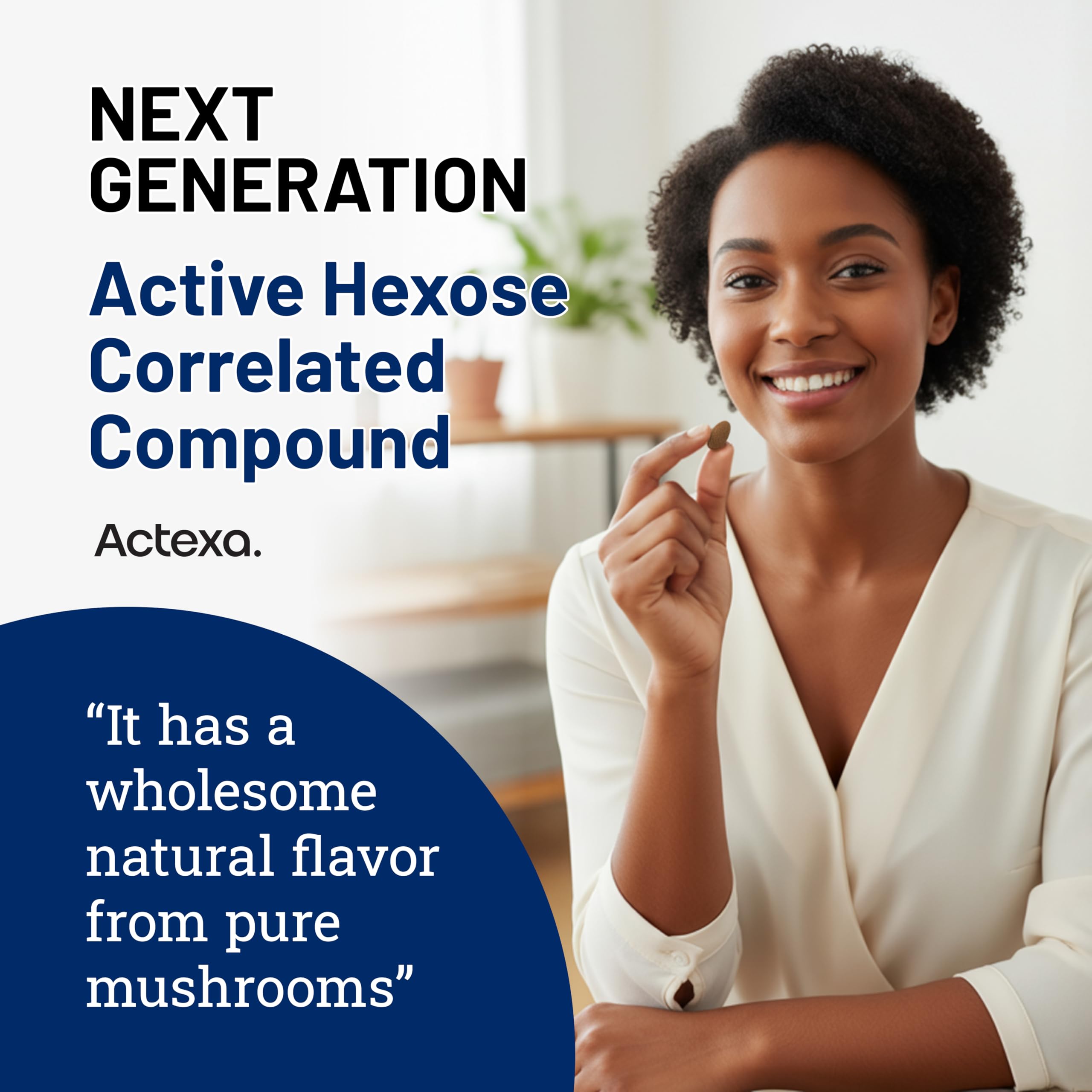 Nature Helix Actexa Mushroom daily wellness Support Tablets packaging