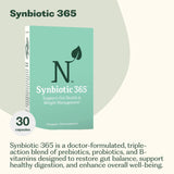 Nature M.D. Probiotics capsule bottle side view