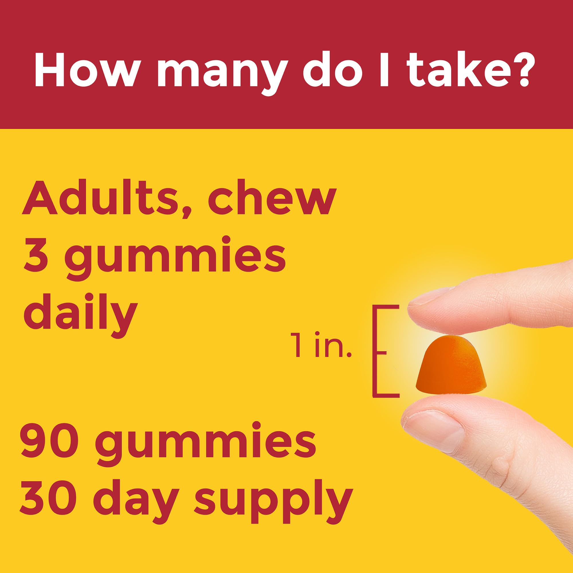 Nature Made Advanced Multivitamin Gummies for Her bottle with gummies on a wooden table