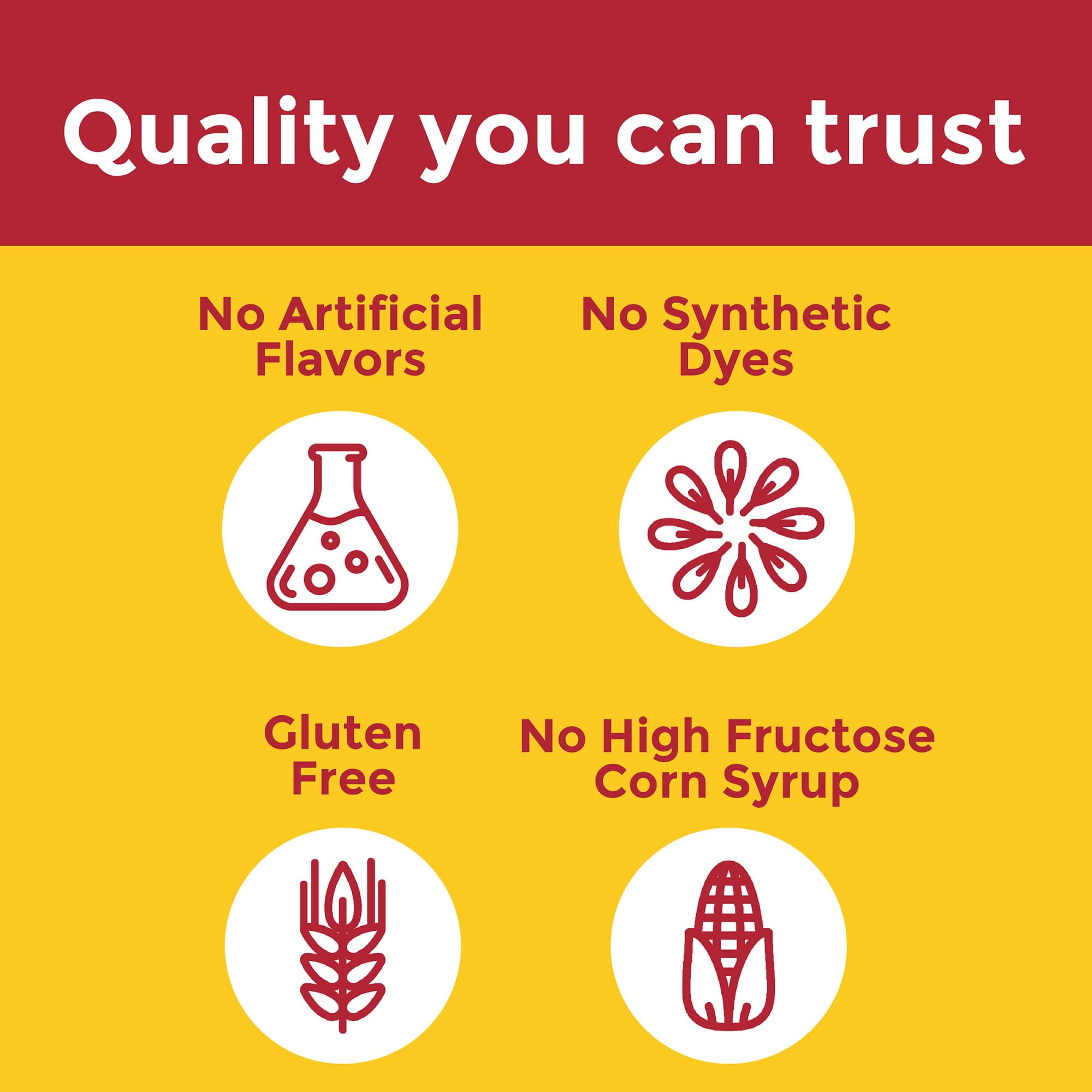 Nature Made Advanced Multivitamin Gummies for Her ingredients list